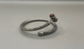 Unknown silver bangle with Rudraksha details