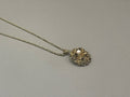 Gold-plated Flora Danica necklace