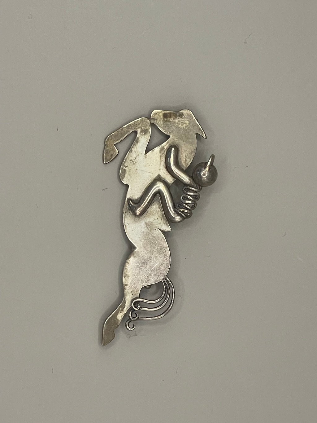 Vintage Navajo Kokopelli Brooch