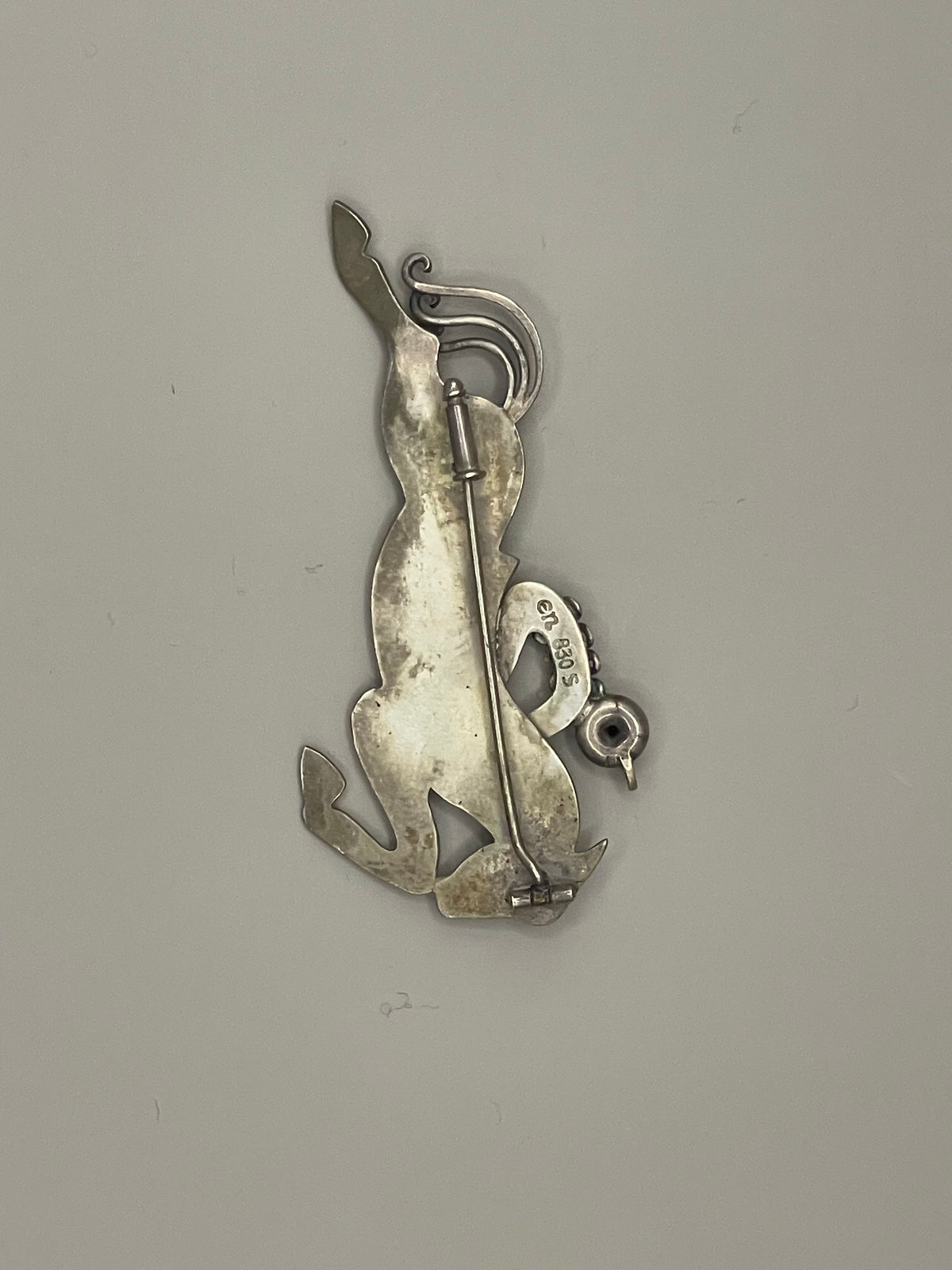 Vintage Navajo Kokopelli Brooch
